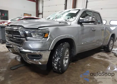 2020 Ram 1500 Laramie 4X4 6'4 Box из США, поврежденный, VIN 1C6SRFDT3LN281165